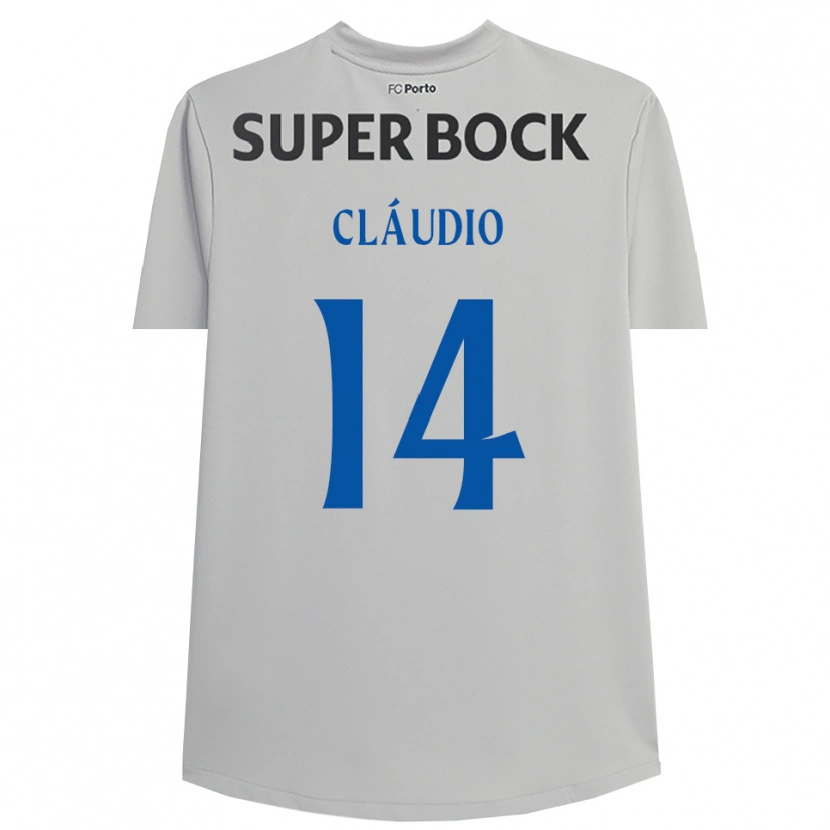 Danxen Mulher Cláudio Ramos #14 Cinza Claro Preto Camisola Guarda-Redes 2025/26 Camisa