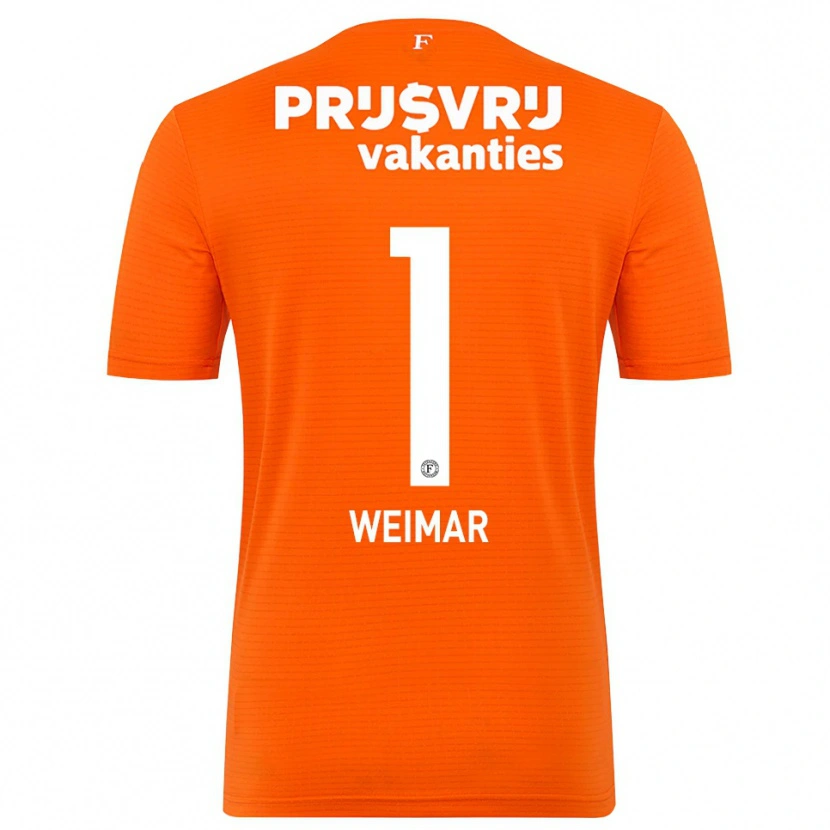 Danxen Mulher Jacintha Weimar #1 Laranja Preto Camisola Guarda-Redes 2025/26 Camisa