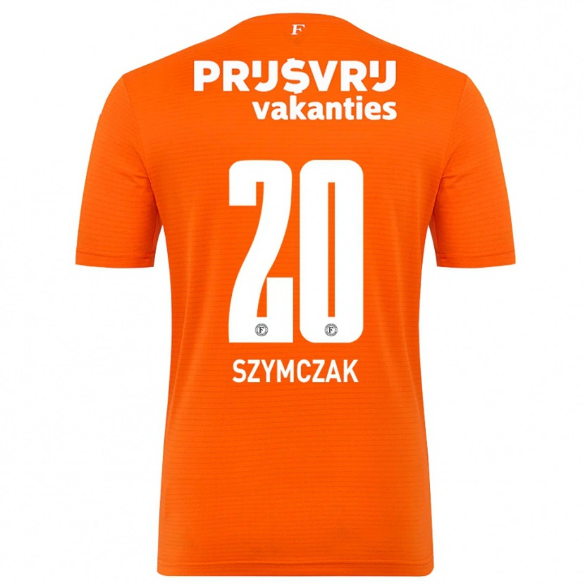 Danxen Mulher Oliwia Szymczak #20 Laranja Preto Camisola Guarda-Redes 2025/26 Camisa