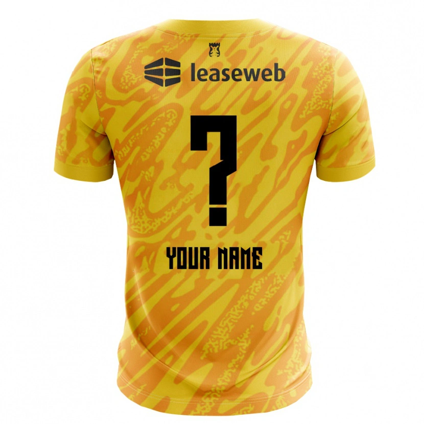 Danxen Mulher AZ Alkmaar Laranja Amarelo Preto Camisola Guarda-Redes 2025/26 Camisa