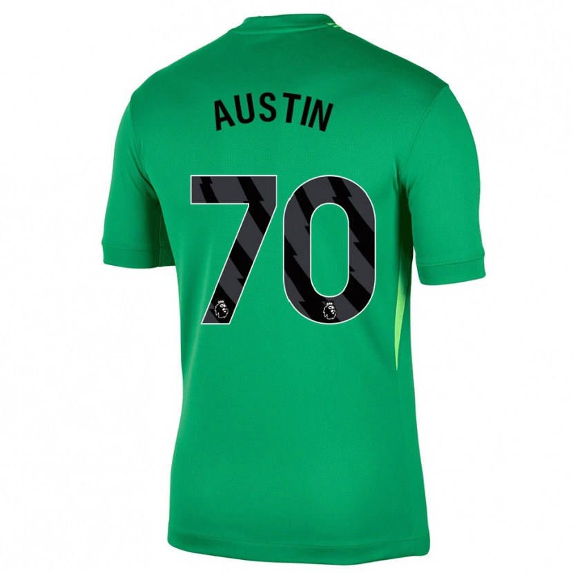 Danxen Mulher Jack Austin #70 Verde Preto Camisola Guarda-Redes 2025/26 Camisa