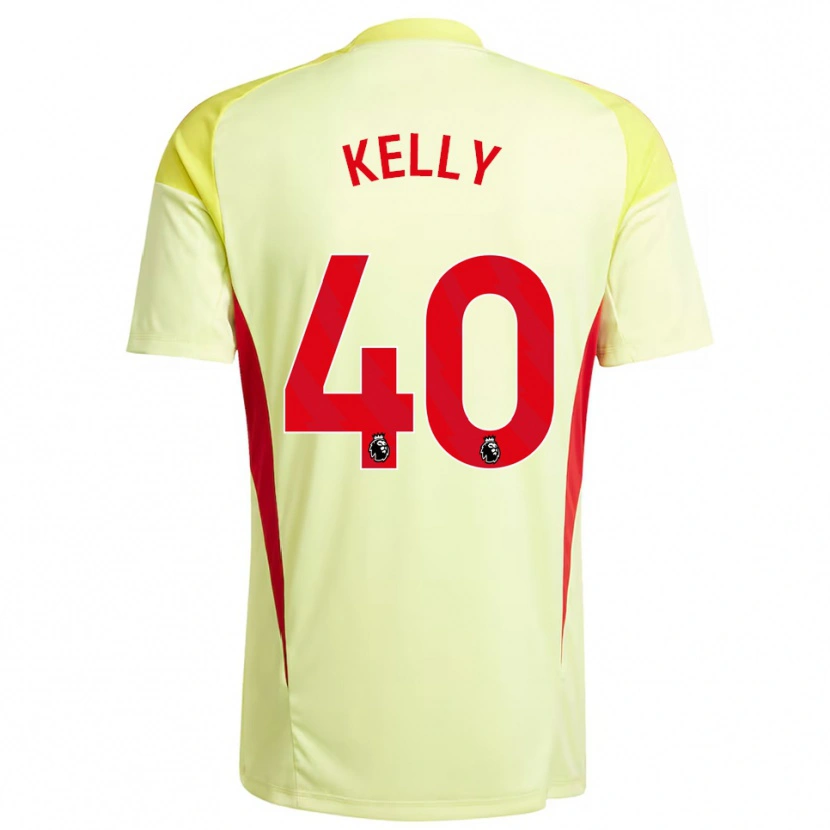 Danxen Mulher Soffia Kelly #40 Amarelo Claro Camisola Guarda-Redes 2025/26 Camisa