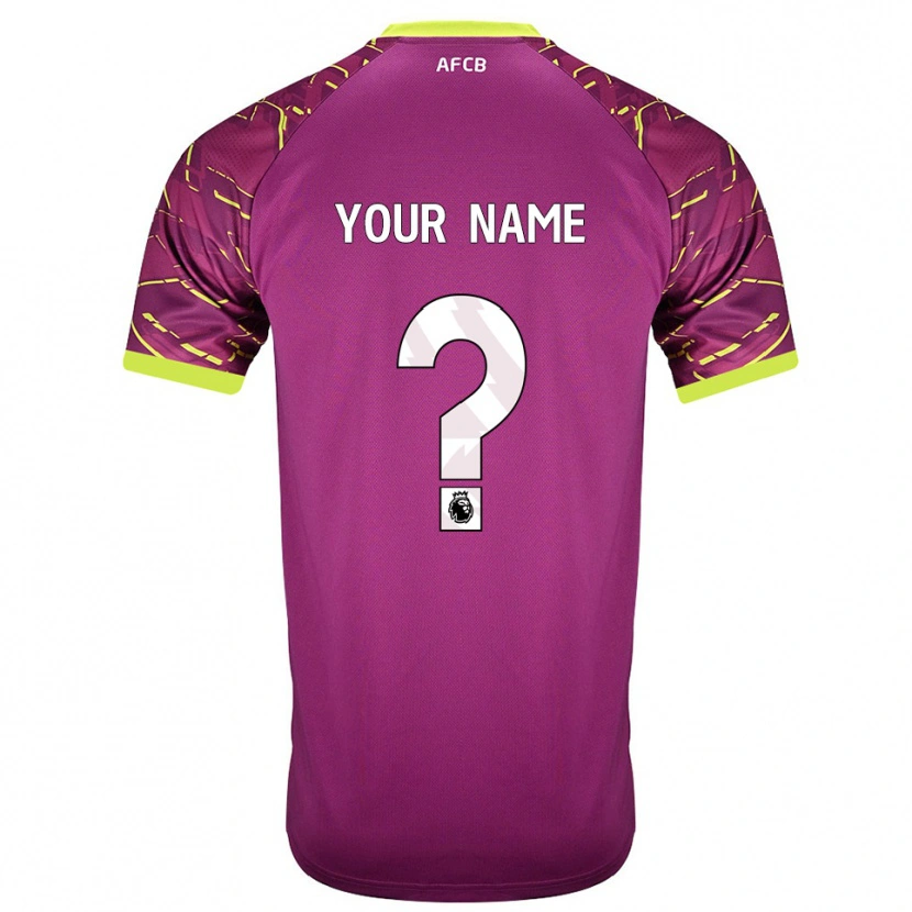 Danxen Mulher AFC Bournemouth Magenta Escuro Camisola Guarda-Redes 2025/26 Camisa