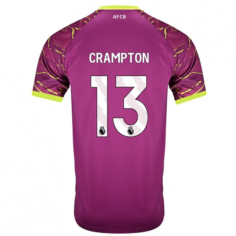 Danxen Mulher Kai Crampton #13 Magenta Escuro Camisola Guarda-Redes 2025/26 Camisa