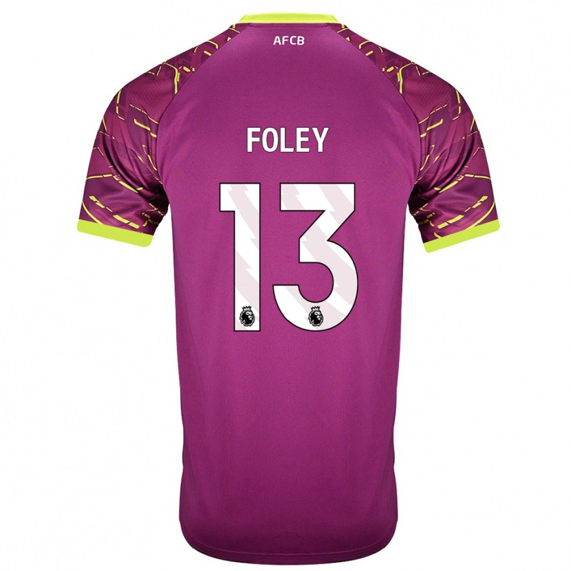 Danxen Mulher Erin Foley #13 Magenta Escuro Camisola Guarda-Redes 2025/26 Camisa