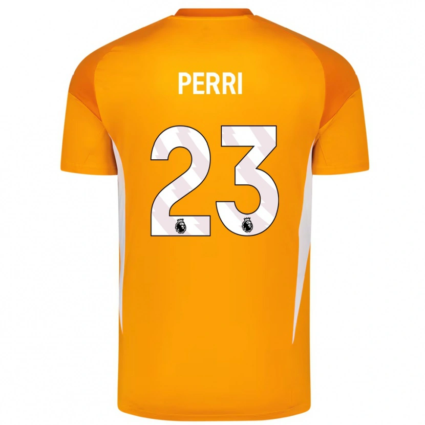 Danxen Mulher Lucas Perri #23 Laranja Branco Camisola Guarda-Redes 2025/26 Camisa