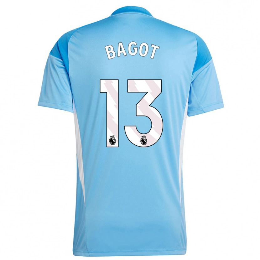Danxen Mulher Matthew Bagot #13 Azul Branco Camisola Guarda-Redes 2025/26 Camisa