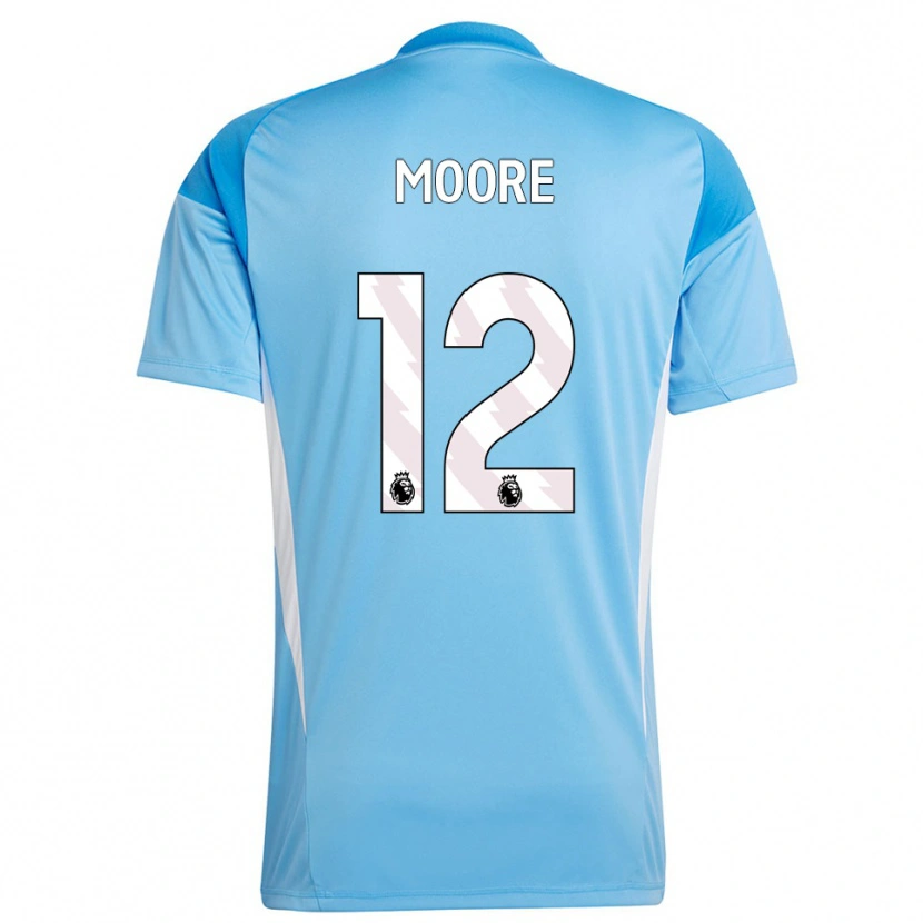 Danxen Mulher Daniel Moore #12 Azul Branco Camisola Guarda-Redes 2025/26 Camisa