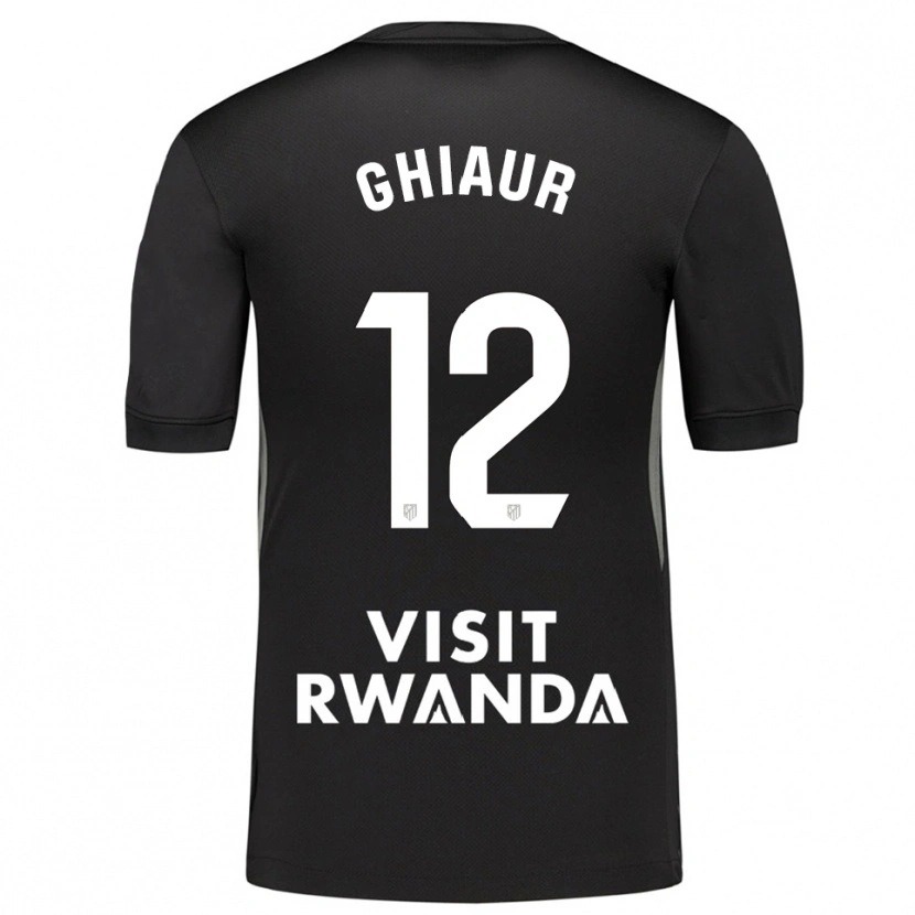 Danxen Mulher Octavian Ghiaur #12 Preto Branco Camisola Guarda-Redes 2025/26 Camisa