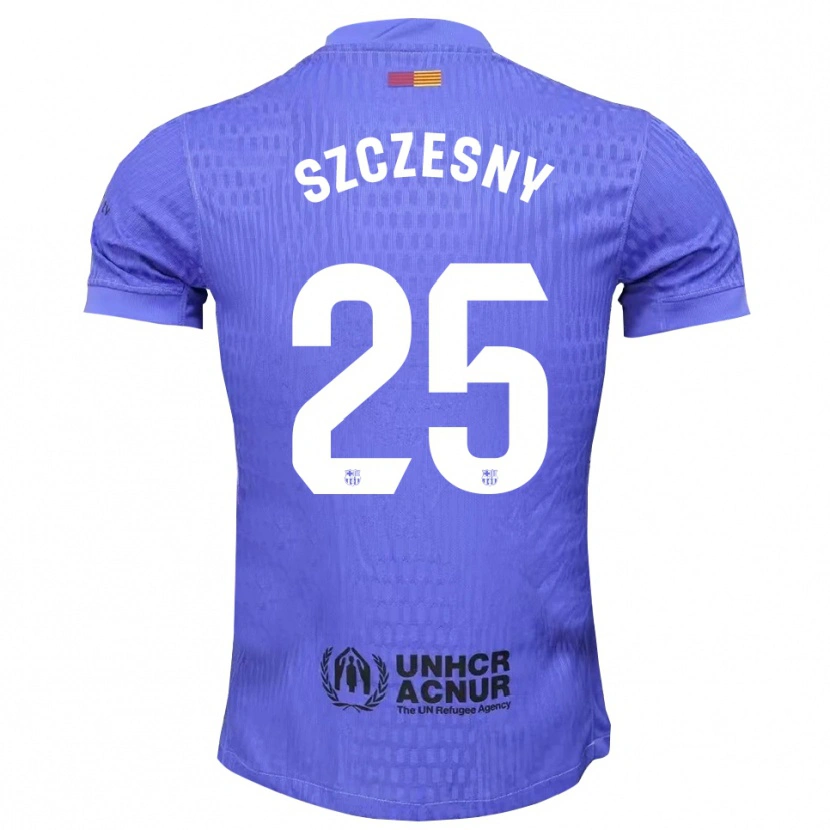 Danxen Mulher Wojciech Szczesny #25 Azul Preto Camisola Guarda-Redes 2025/26 Camisa
