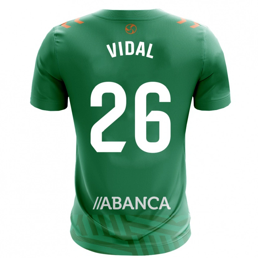 Danxen Mulher Marc Vidal #26 Verde Branco Camisola Guarda-Redes 2025/26 Camisa
