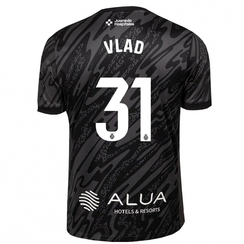 Danxen Mulher Rares Vlad #31 Cinza Escuro Preto Camisola Guarda-Redes 2025/26 Camisa