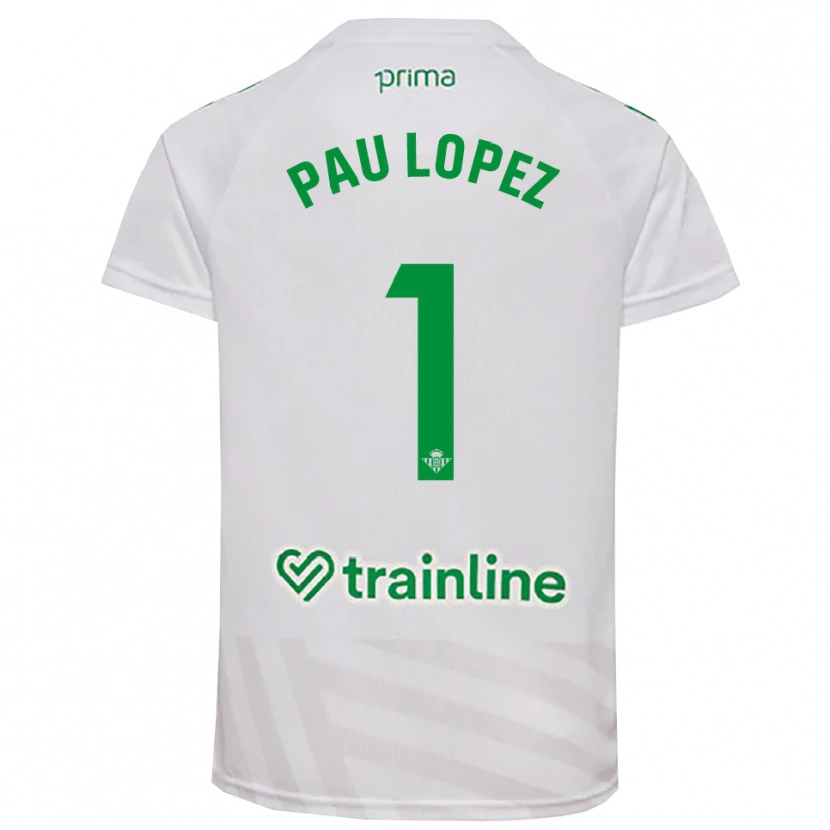 Danxen Mulher Pau López #1 Verde Branco Camisola Guarda-Redes 2025/26 Camisa