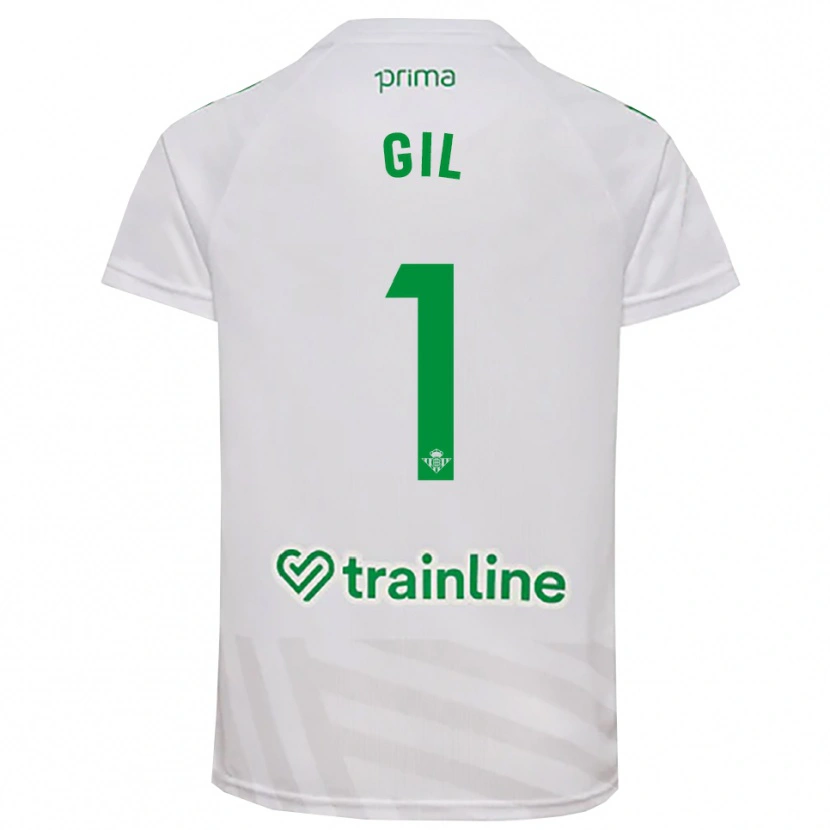 Danxen Mulher Noelia Gil #1 Verde Branco Camisola Guarda-Redes 2025/26 Camisa
