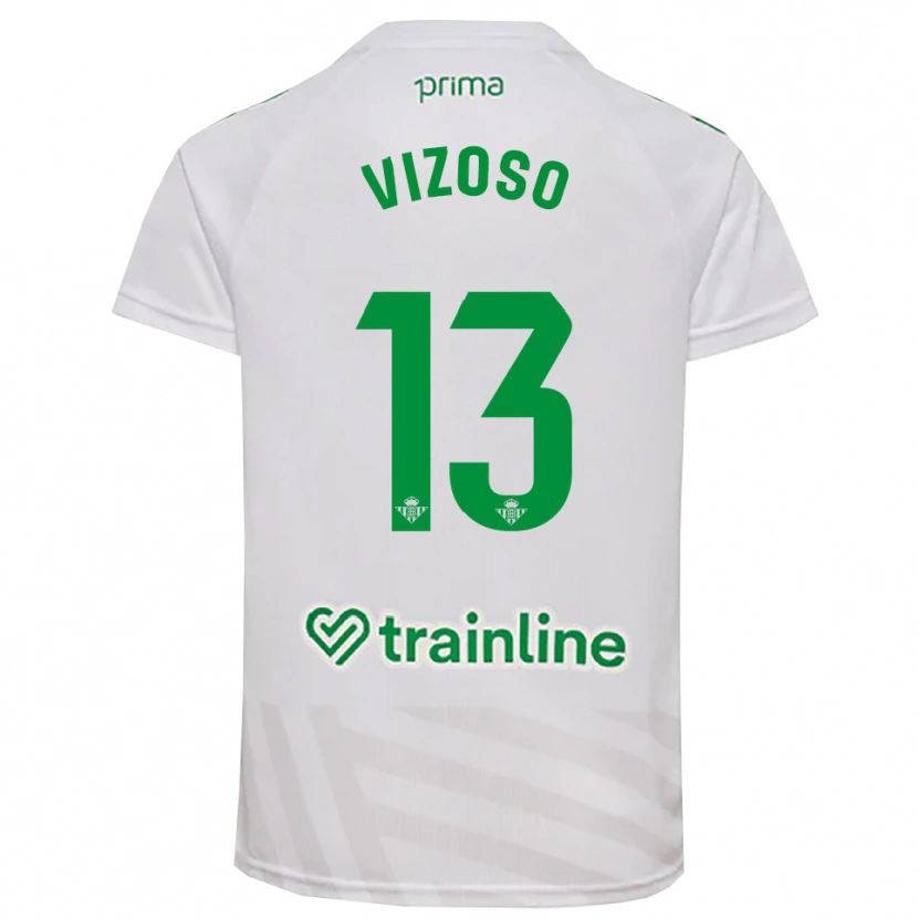 Danxen Mulher Paula Vizoso #13 Verde Branco Camisola Guarda-Redes 2025/26 Camisa