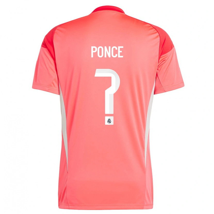 Danxen Mulher Guille Ponce #0 Laranja Vermelho Branco Camisola Guarda-Redes 2025/26 Camisa