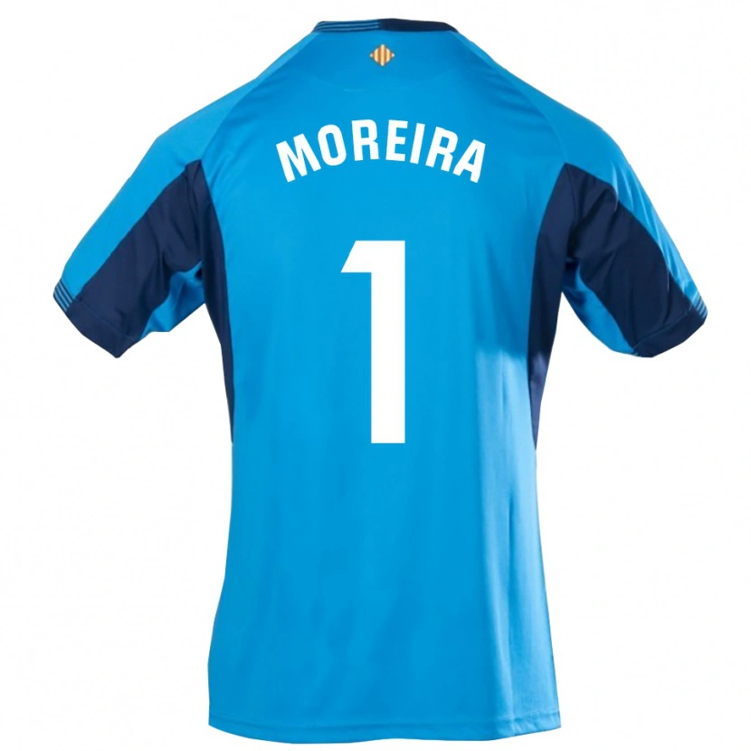 Danxen Mulher Yago Moreira #1 Azul Branco Camisola Guarda-Redes 2025/26 Camisa