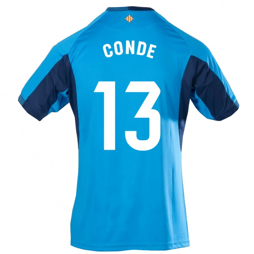 Danxen Mulher Diego Conde #13 Azul Branco Camisola Guarda-Redes 2025/26 Camisa