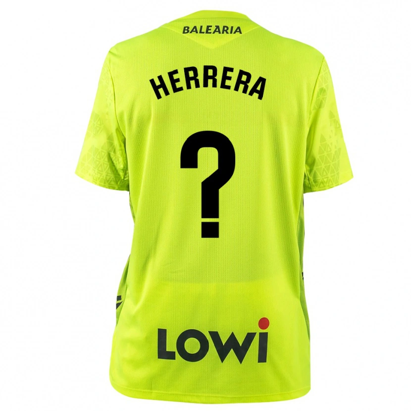 Danxen Mulher Asier Herrera #0 Verde Fluorescente Preto Camisola Guarda-Redes 2025/26 Camisa