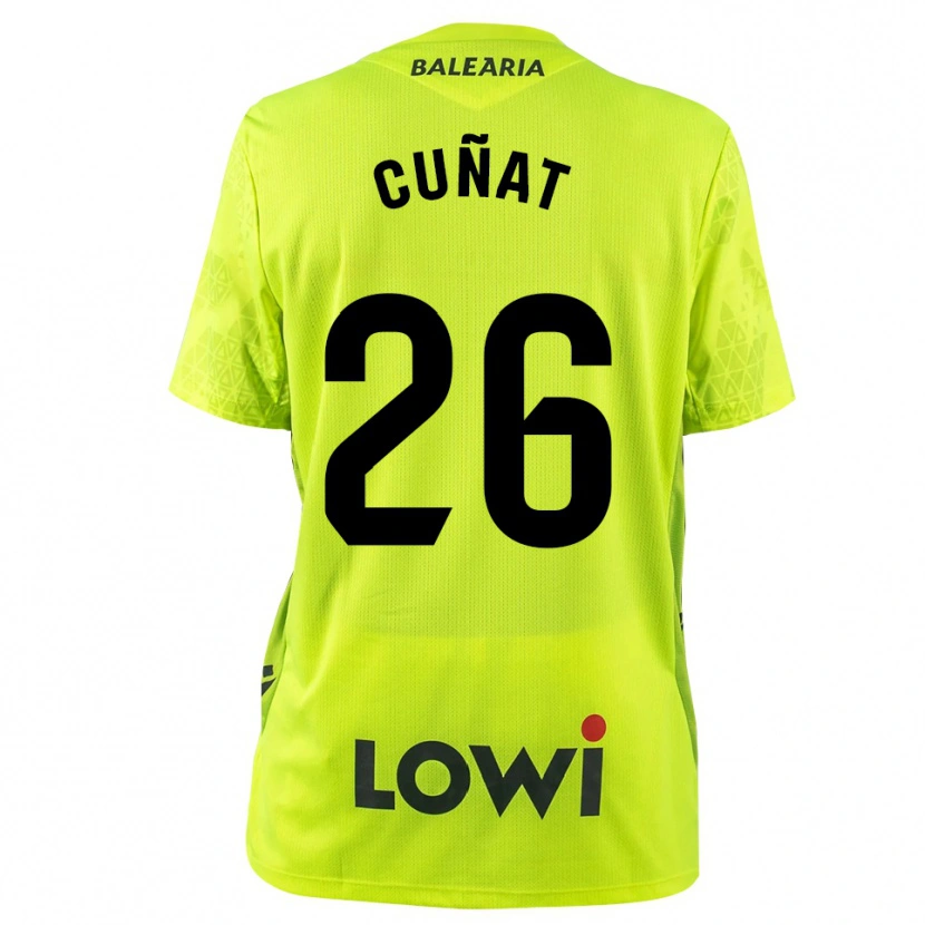 Danxen Mulher Pablo Campos #26 Verde Fluorescente Preto Camisola Guarda-Redes 2025/26 Camisa