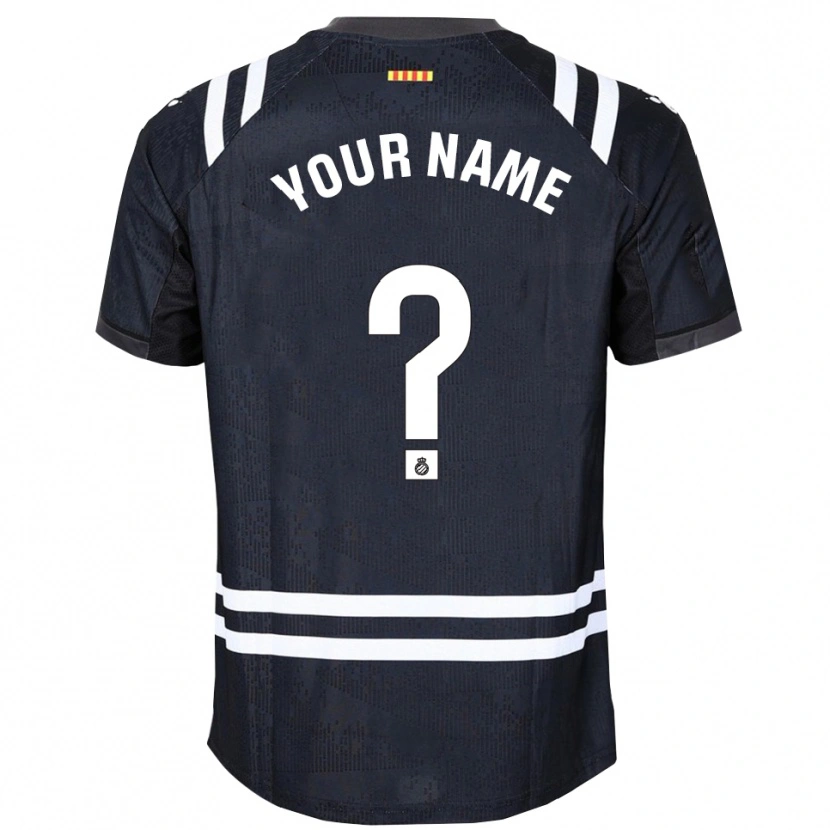 Danxen Mulher RCD Espanyol Preto Branco Camisola Guarda-Redes 2025/26 Camisa