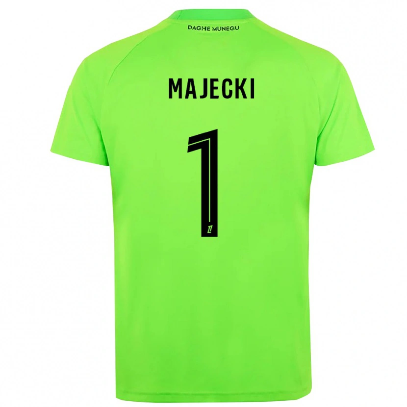 Danxen Mulher Radoslaw Majecki #1 Verde Preto Camisola Guarda-Redes 2025/26 Camisa