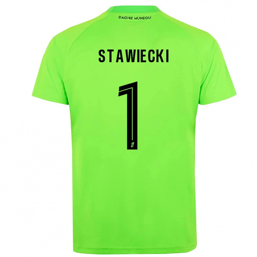 Danxen Mulher Jules Stawiecki #1 Verde Preto Camisola Guarda-Redes 2025/26 Camisa