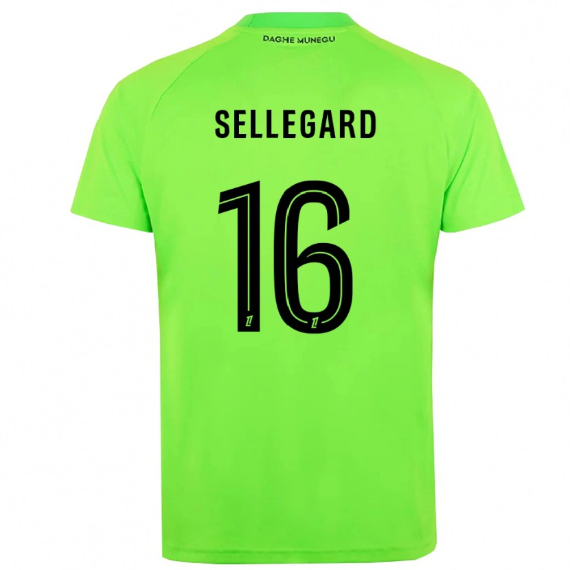 Danxen Mulher Alexander Sellegard #16 Verde Preto Camisola Guarda-Redes 2025/26 Camisa