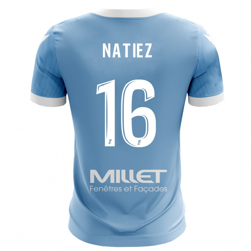 Danxen Mulher Stanislas Natiez #16 Azul Céu Claro Camisola Guarda-Redes 2025/26 Camisa