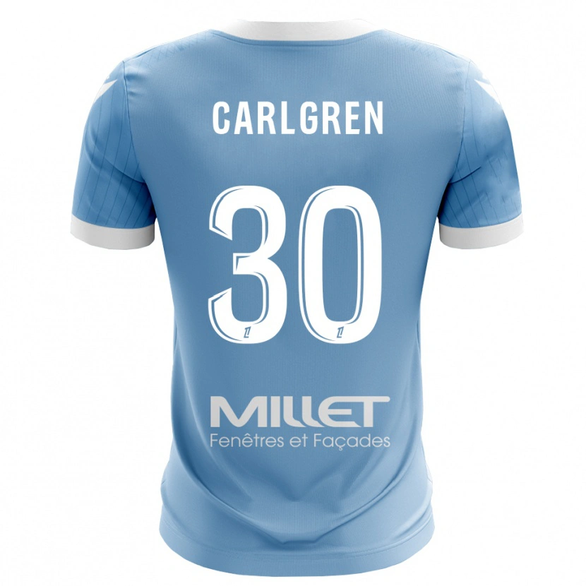 Danxen Mulher Patrik Carlgren #30 Azul Céu Claro Camisola Guarda-Redes 2025/26 Camisa