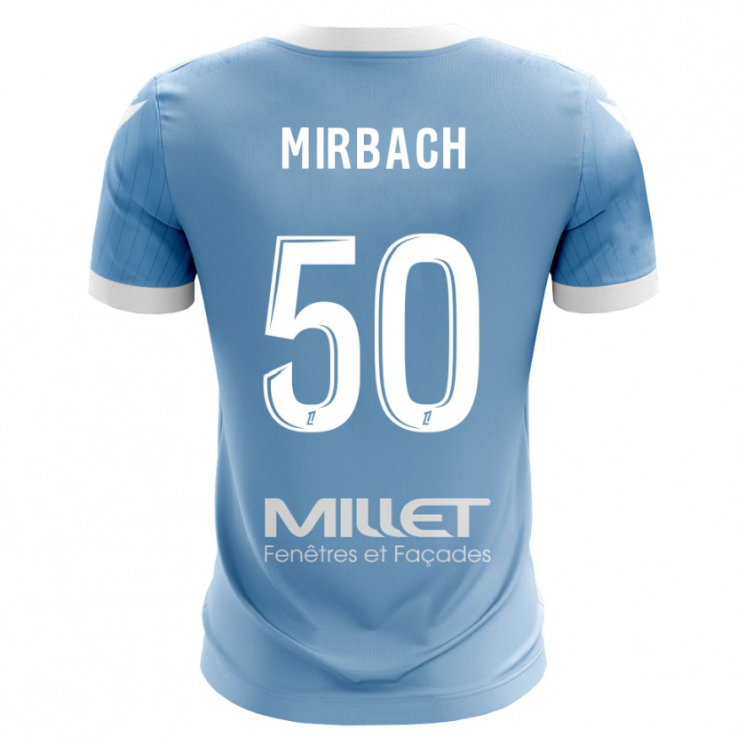 Danxen Mulher Alexis Mirbach #50 Azul Céu Claro Camisola Guarda-Redes 2025/26 Camisa