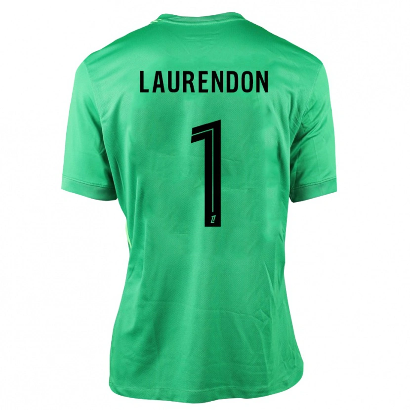 Danxen Mulher Bilal Laurendon #1 Verde Preto Camisola Guarda-Redes 2025/26 Camisa