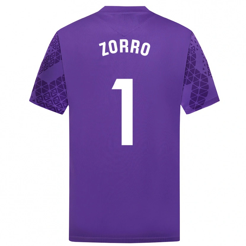 Danxen Mulher Zorro #1 Roxo Branco Camisola Guarda-Redes 2025/26 Camisa
