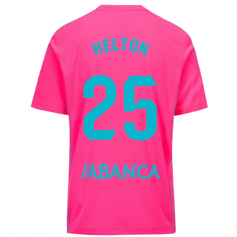 Danxen Mulher Helton Leite #25 Rosa Profundo Preto Camisola Guarda-Redes 2025/26 Camisa