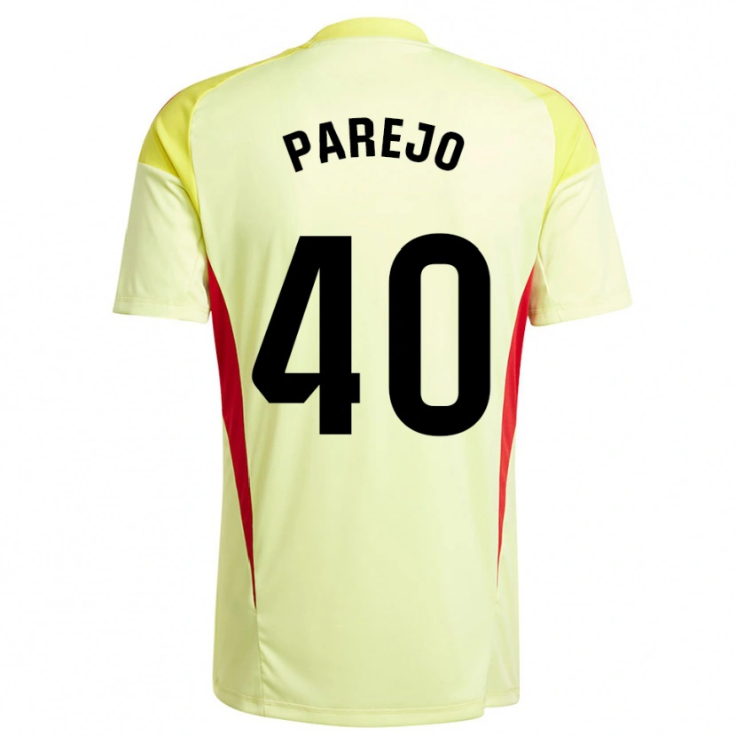 Danxen Mulher Jesús Parejo #40 Amarelo Claro Preto Camisola Guarda-Redes 2025/26 Camisa