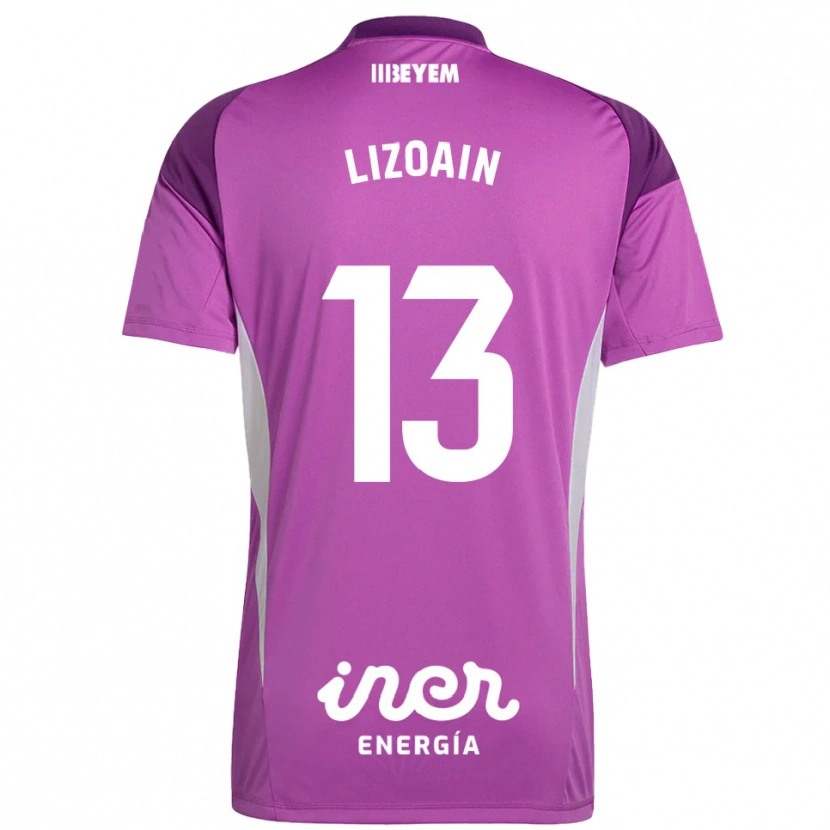 Danxen Mulher Raúl Lizoain #13 Lilás Roxo Camisola Guarda-Redes 2025/26 Camisa