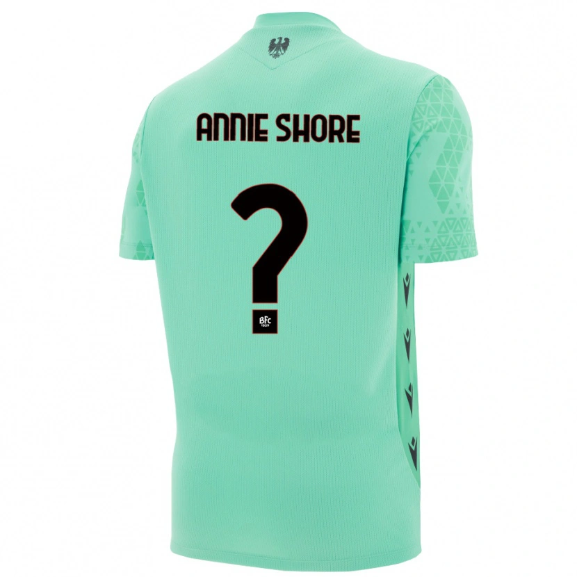 Danxen Mulher Margot Annie Shore #0 Azul Menta Preto Camisola Guarda-Redes 2025/26 Camisa