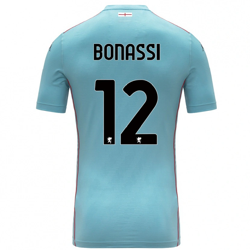 Danxen Mulher Lorenzo Bonassi #12 Azul Cinza Camisola Guarda-Redes 2025/26 Camisa