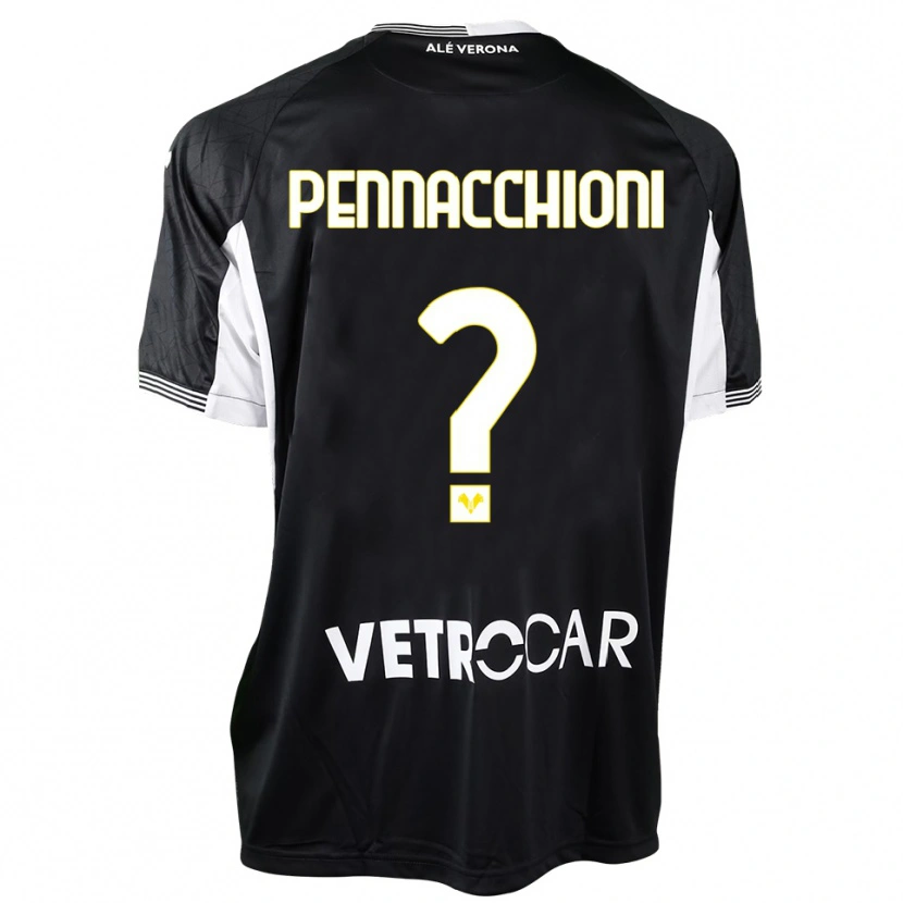 Danxen Mulher Jacopo Pennacchioni #0 Preto Branco Camisola Guarda-Redes 2025/26 Camisa
