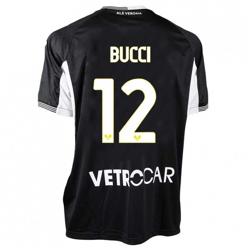 Danxen Mulher Irene Bucci #12 Preto Branco Camisola Guarda-Redes 2025/26 Camisa