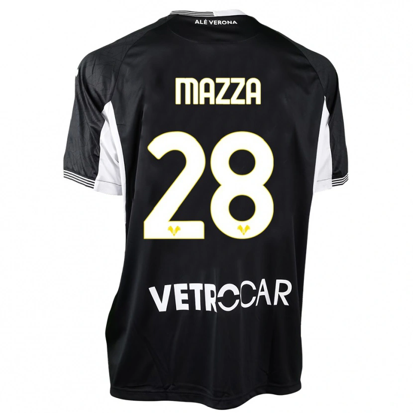 Danxen Mulher Vittoria Karol Mazza #28 Preto Branco Camisola Guarda-Redes 2025/26 Camisa