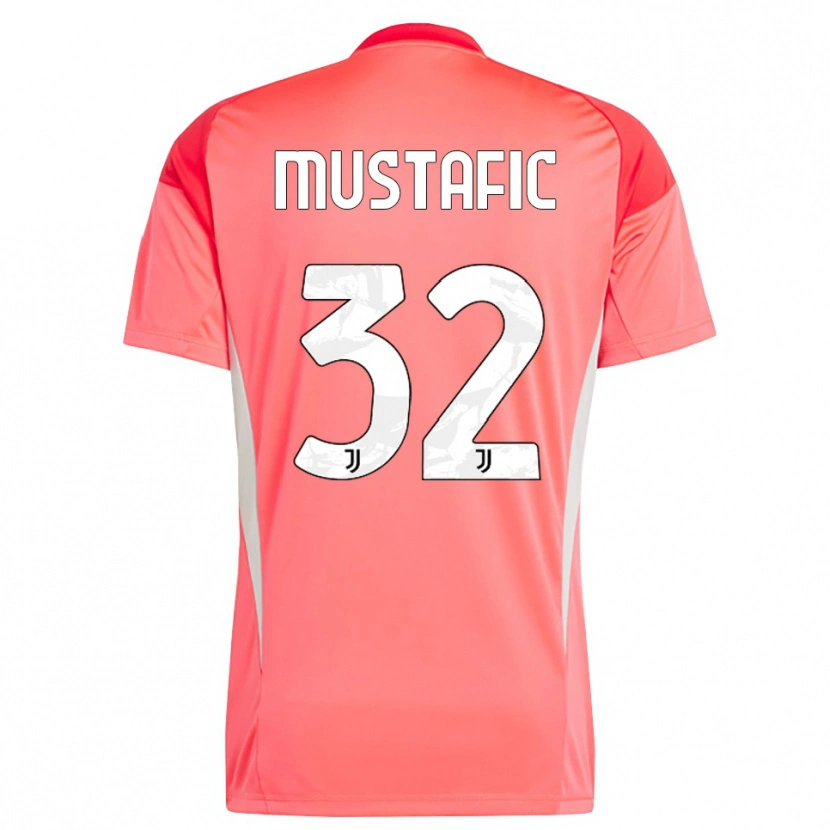 Danxen Mulher Emma Mustafic #32 Laranja Vermelho Camisola Guarda-Redes 2025/26 Camisa