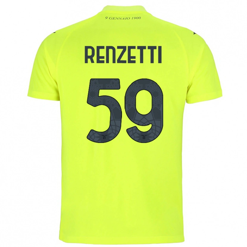 Danxen Mulher Davide Renzetti #59 Verde Fluorescente Camisola Guarda-Redes 2025/26 Camisa