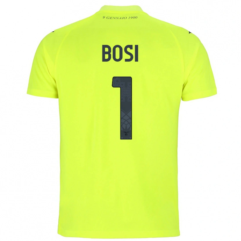 Danxen Mulher Gioele Bosi #1 Verde Fluorescente Camisola Guarda-Redes 2025/26 Camisa