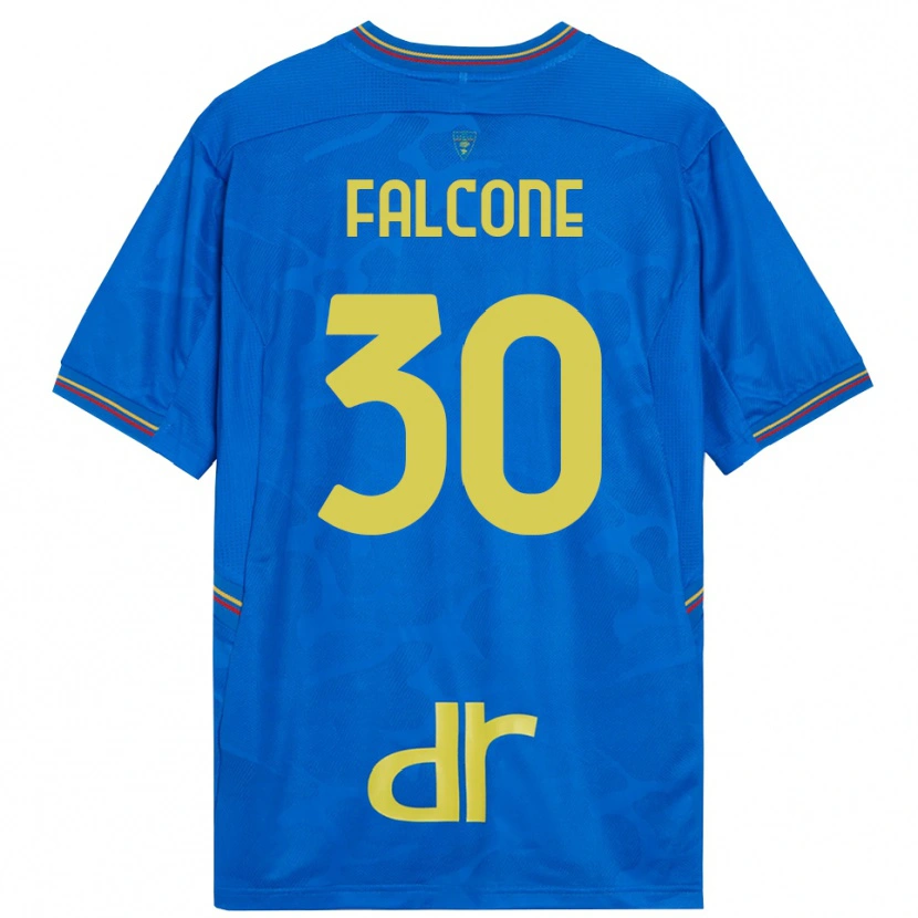 Danxen Mulher Wladimiro Falcone #30 Azul Real Marrom Camisola Guarda-Redes 2025/26 Camisa