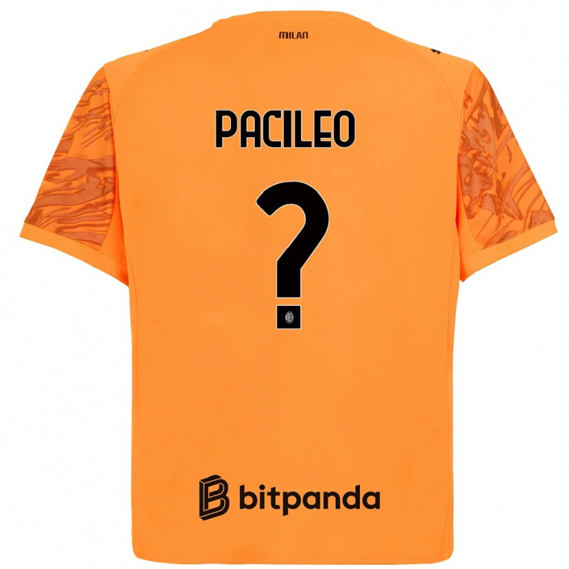 Danxen Mulher Alessandro Pacileo #0 Preto Amarelo Laranja Camisola Guarda-Redes 2025/26 Camisa