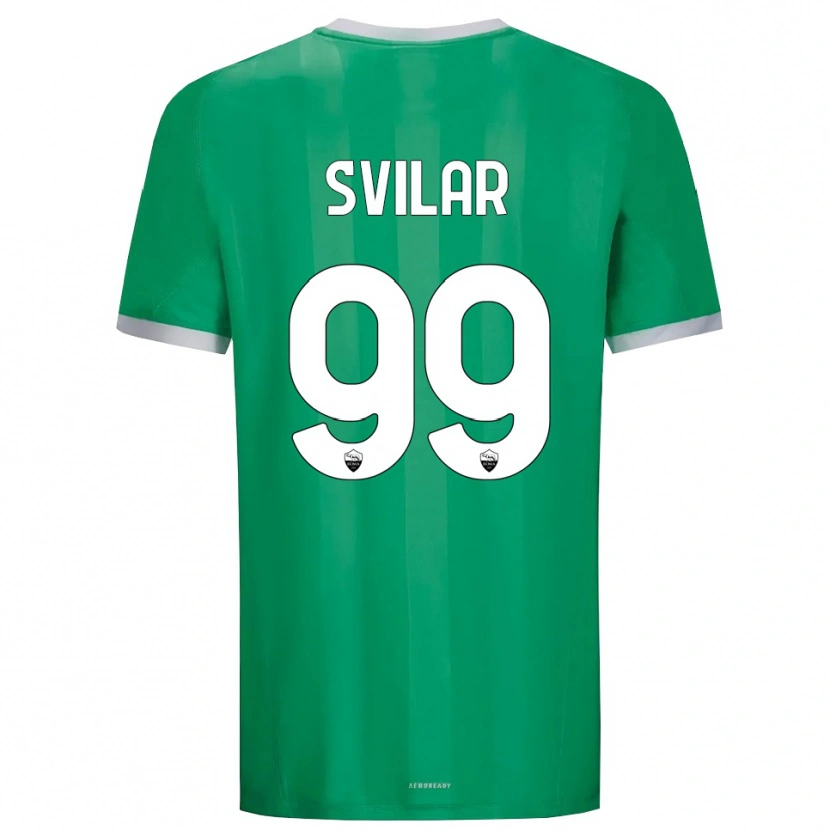Danxen Mulher Mile Svilar #99 Branco Verde Camisola Guarda-Redes 2025/26 Camisa