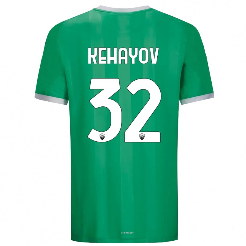 Danxen Mulher Atanas Kehayov #32 Branco Verde Camisola Guarda-Redes 2025/26 Camisa