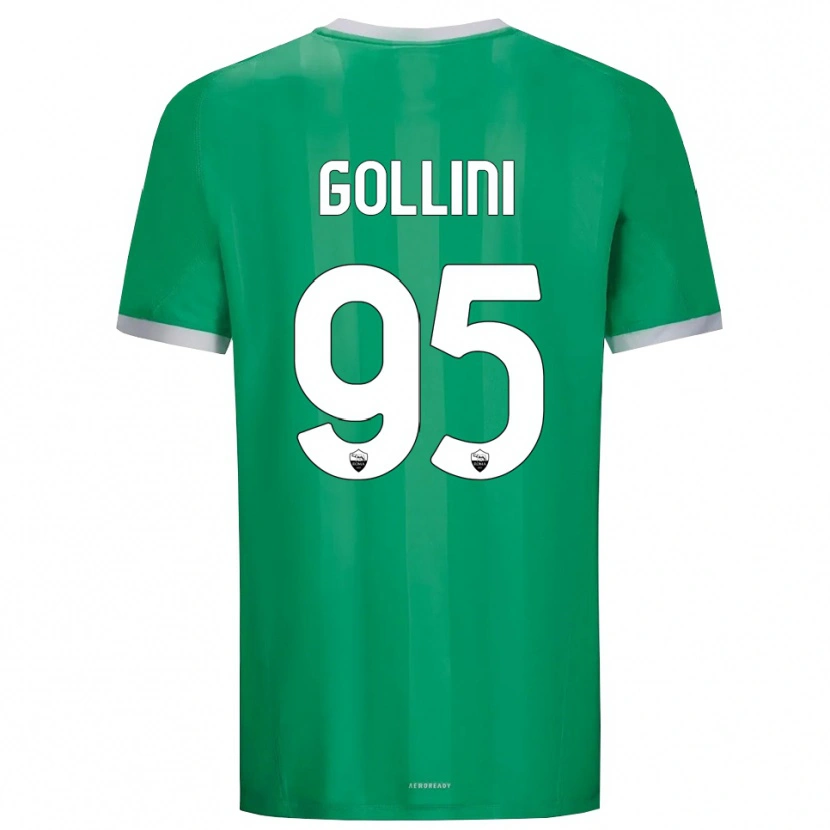 Danxen Mulher Pierluigi Gollini #95 Branco Verde Camisola Guarda-Redes 2025/26 Camisa
