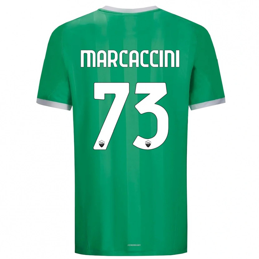 Danxen Mulher Alessio Marcaccini #73 Branco Verde Camisola Guarda-Redes 2025/26 Camisa